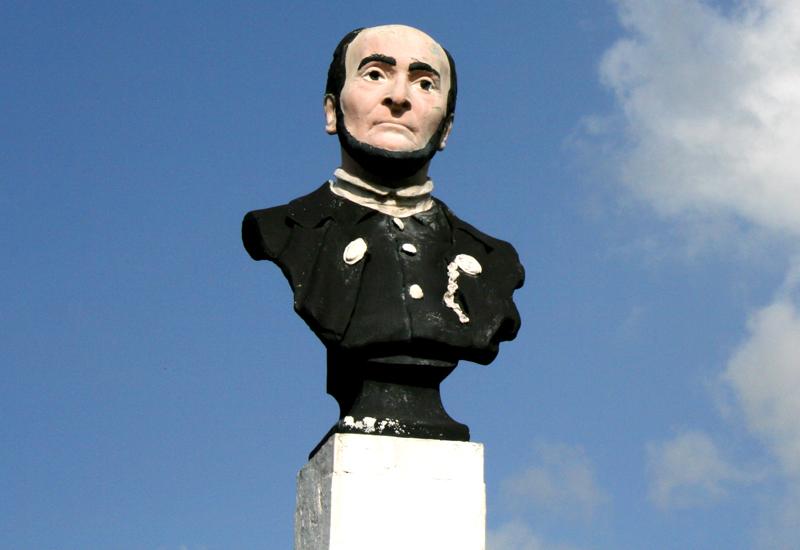 Bust of Victor Schœlcher - Morne-A-l'Eau, Guadeloupe: the face of a man of conviction