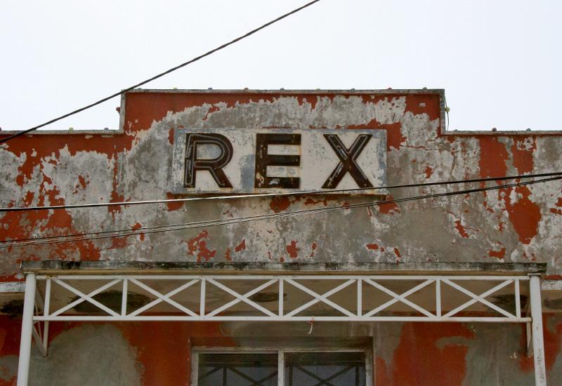 Port Louis. Cinema Rex, a name that has thrilled moviegoers from North Grande Terre