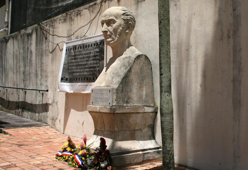 Bust of Schœlcher worked by Bogino