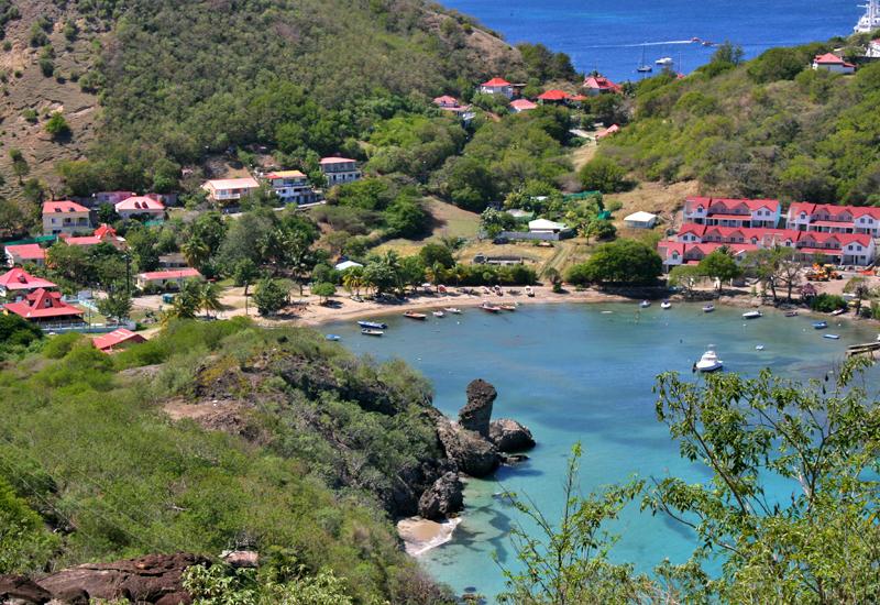 Marigot Bay - Terre de Haut, Guadeloupe: view from “Morne Morel“