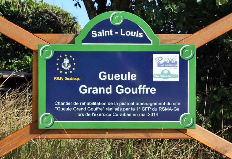 St. Louis, Gueule Grand Gouffre. A secure place