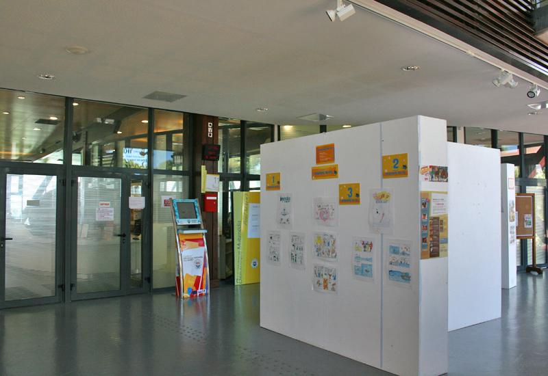 Paul Mado multimedia library: exhibition during the event 