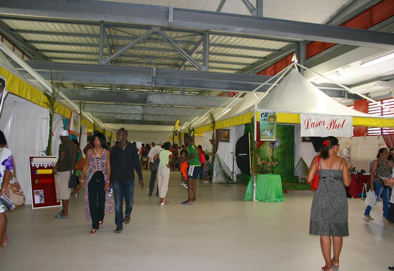 Le Gosier, Palais des Sports, exhibition on the theme of “local manufacturing”