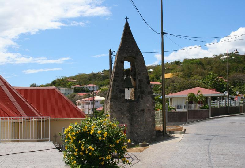 St. Albert Church - Vieux-Fort, Guadeloupe. The old bell tower