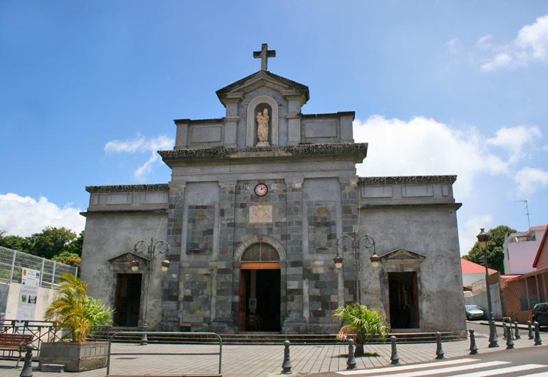 Church of Our Lady of Mount Carmel, Basse-Terre. The neo-classical facade