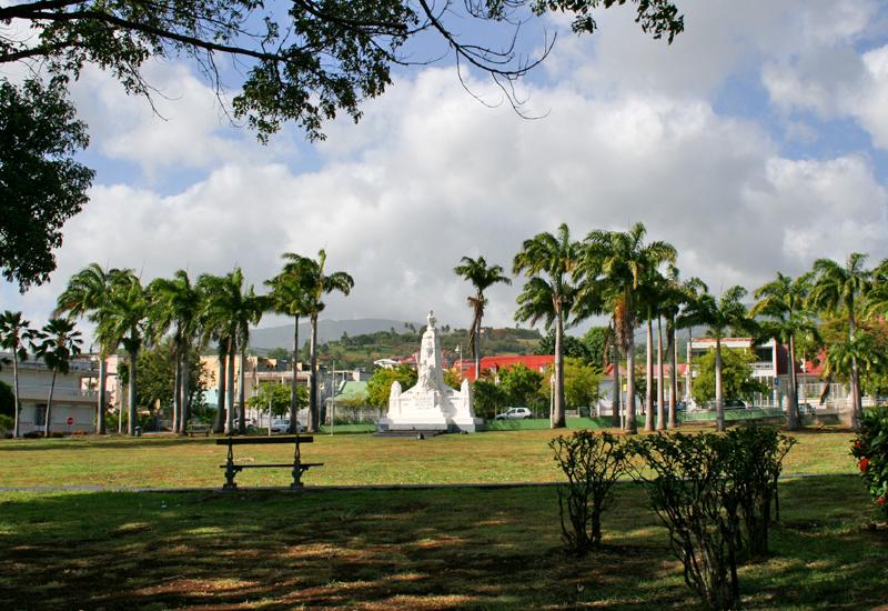 Champ d'Arbaud in Basse-Terre, Guadeloupe: a place of ceremonies and commemorations