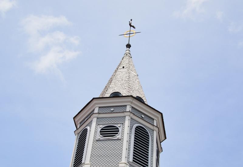 Cathedral Notre-Dame of Guadeloupe. Bell tower built in 1837