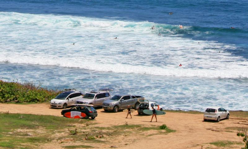 Well-known venue for surfers