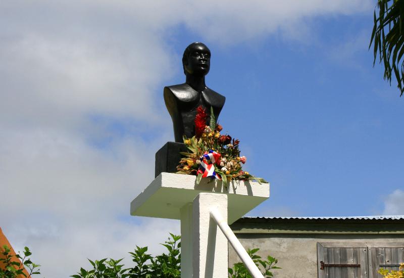 Bust of Jean Louis - Goyave, in Guadeloupe, place of memory