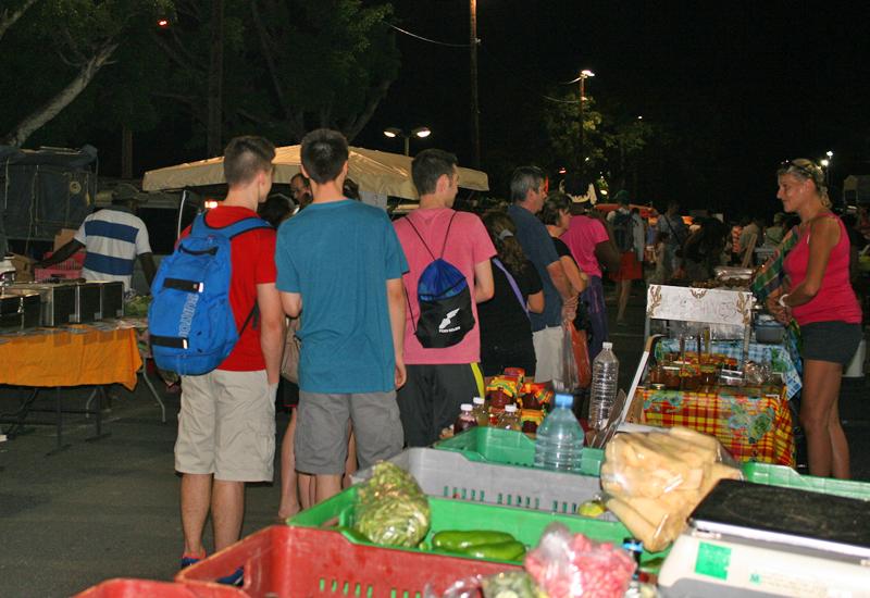  Night market, jams and local juices