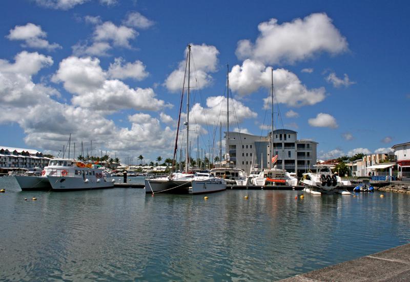  Marina: charter dock, in the background, the harbor master's office