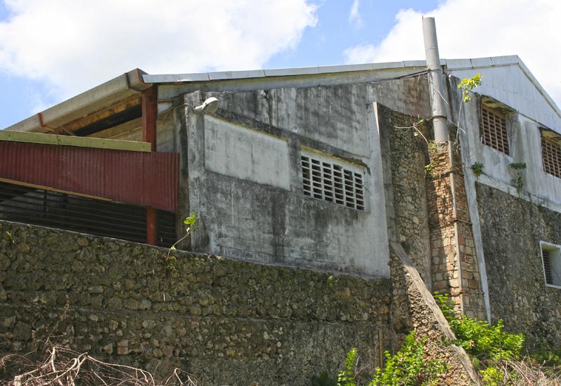 Rear facade of the old Blanchet factory