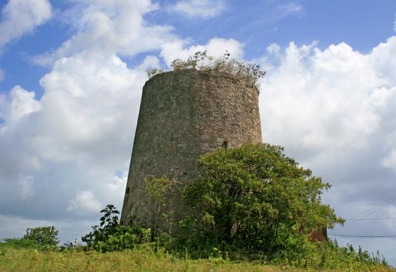 Port-Louis, the mill of the Habitation de Bétin