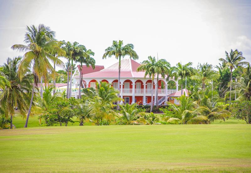 Guadeloupe. International Golf of St. Francois. The club house