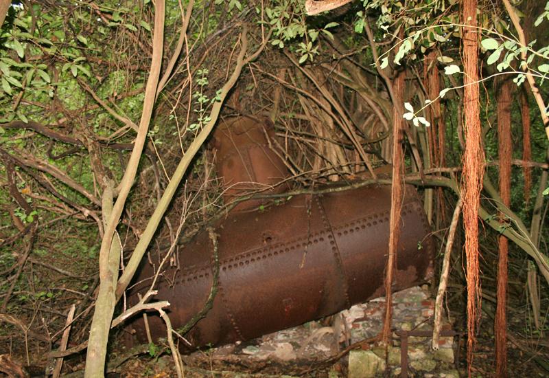 Capesterre, Bernard factory: heater eaten away by rust