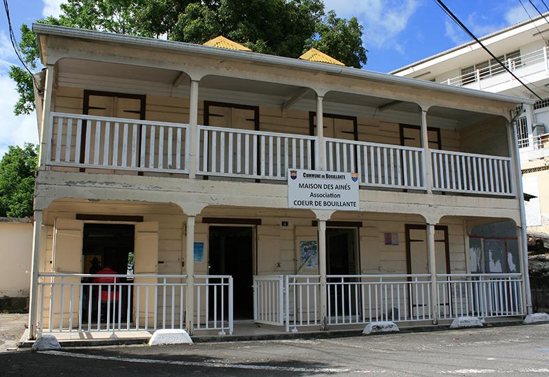 Bouillante (Guadeloupe). The old Town Hall became today 