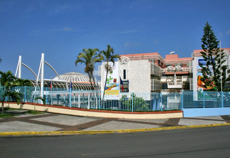 The Regional Council of Guadeloupe seen from Allée Frantz Fanon