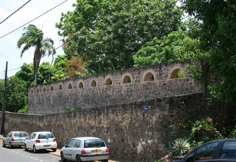 Basse-Terre, Guadeloupe. Old aqueduct