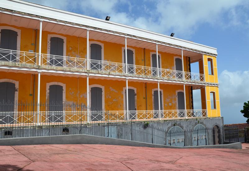  Camp Jacob in Saint-Claude, Guadeloupe, a military style architecture of the mid-nineteenth