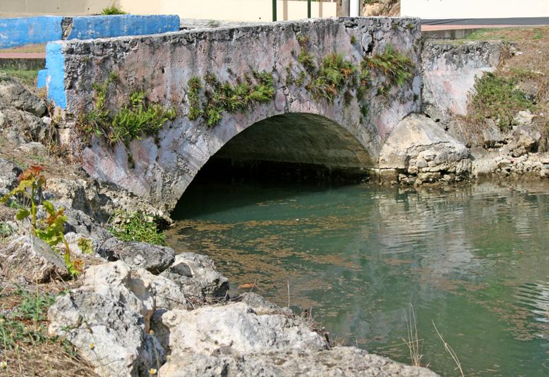 Site of “Les trois ponts“. The Galbas Bridge built in 1835